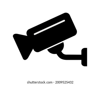 industrial camera icon on white background