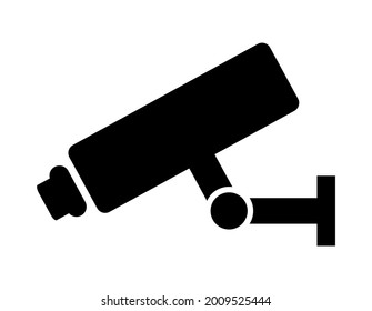 industrial camera icon on white background