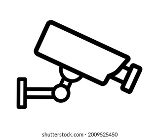 industrial camera icon on white background