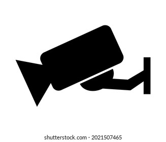 industrial camera icon on white background