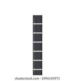 Industrial chimney. Manufacturing industrial chimney, toxic air chimney pipes, factory chimney smoke pollution vector illustration. Plant emitting dirty smog, air pollution