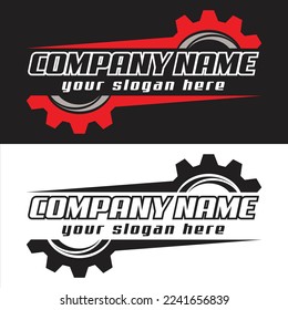 industrial company logo, factory logo