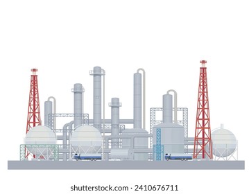 Industrial complex. Petro and gas.