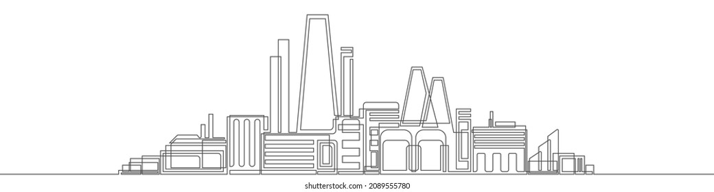 Industrial complex and pipes