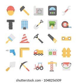 
Industrial and Construction Vector Icons Set
