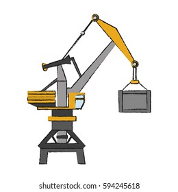 industrial crane icon