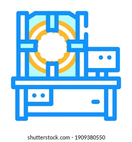 industrial crimping machine color icon vector. industrial crimping machine sign. isolated symbol illustration