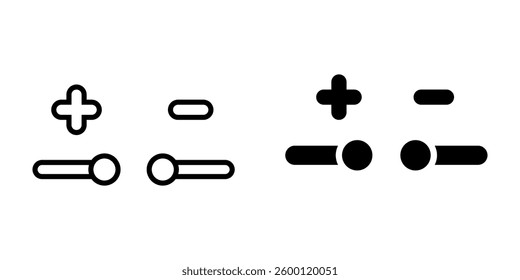 Industrial dc supply icon simple vector. Electric circuit. Central computer