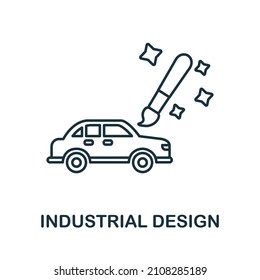 Industrial Design icon. Line element from graphic design collection. Linear Industrial Design icon sign for web design, infographics and more.