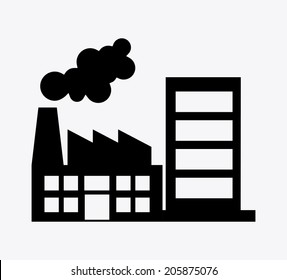 industrial design over background vector illustration