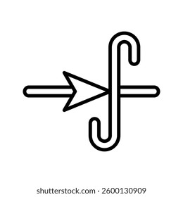 Industrial Diode icon simple vector. Electric circuit. Central computer