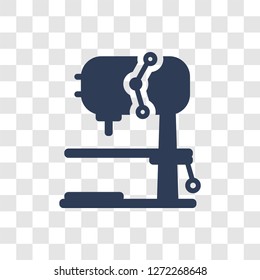 industrial Drill icon. Trendy industrial Drill logo concept on transparent background from Industry collection