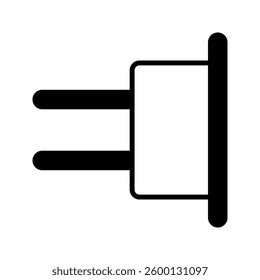 Industrial earphone icon simple vector. Electric circuit. Central computer
