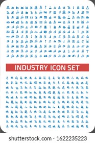 Industrial and Energy vector icon set