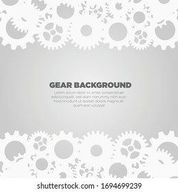 Industrial engineering background. Vector minimal flat page.
