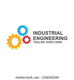 industrial engineering gear logo vector template.