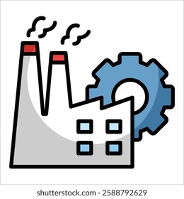 Industrial Engineering Icon Element For Design