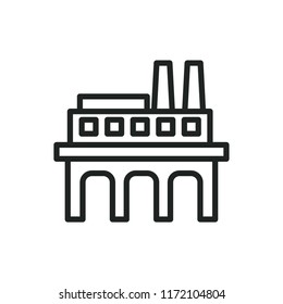 industrial enterprise vector icon