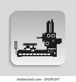 Industrial equipment. Machine. Vector icon.