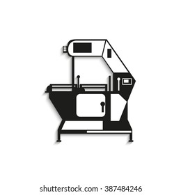Industrial equipment. Machine. Vector icon.