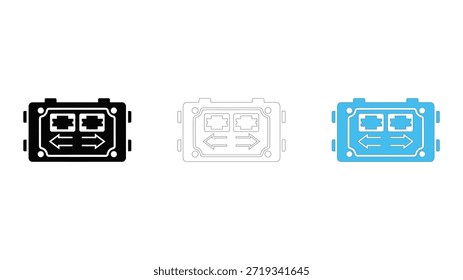 Convertidor Ethernet de Industrial para una transmisión de datos estable