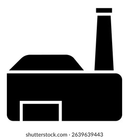 Industrial factories vector icons. Factory icon illustration. Industry power, chemical manufacturing building warehouse nuclear energy plant. 