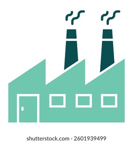 Industrial Factory Editable Stroke Icon