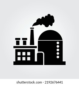 Industrial factory icon, vector symbols, Can be used for web, print, and mobil