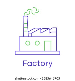 An industrial factory showcasing manufacturing, machinery, and production lines.