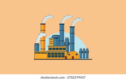Industrial factory vector design for use.
