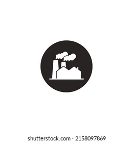 industrial factory vector icon,illustration design template.