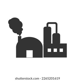 industrial factory vector icon,illustration design template.