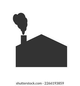 industrial factory vector icon,illustration design template.