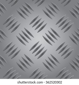 Industrial floor pattern, Metal texture, Metal Background, Plate Vector