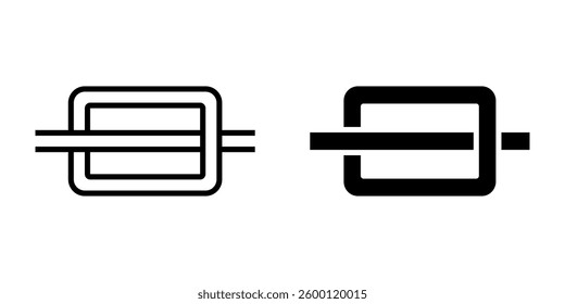 Industrial fuse icon simple vector. Electric circuit. Central computer