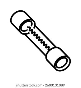 Industrial fuse icon simple vector. Electric circuit. Central computer