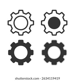 Industrial Gear And Cogwheel Set For Machinery Tools And Automation