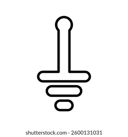 Industrial ground icon simple vector. Electric circuit. Central computer
