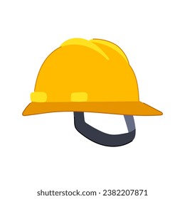 industrial helmet builder cartoon. tool protect, build safe, protection site industrial helmet builder sign. isolated symbol vector illustration