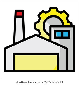 Industrial Icon Element For Design