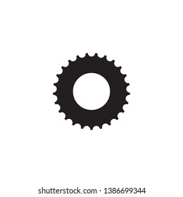 Industrial icon logo design vector template with gear icon