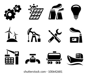 pictogramme immeuble images stock photos vectors shutterstock https www shutterstock com image vector industrial icon set 100642681