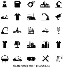 industrial icon set