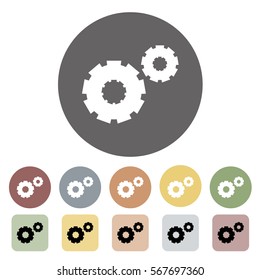 Industrial icon set.Vector illustration
