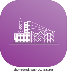 Industrial icon vector design
