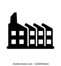 industrial icon - vector industry sign symbol. industrial illustration isolated, silhouette refinery
