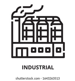 Industrial icon for website, application, printing, document, poster design, etc.