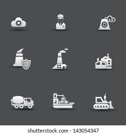 Industrial icons,vector