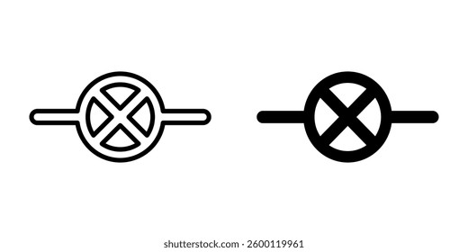 Industrial lamp icon simple vector. Electric circuit. Central computer