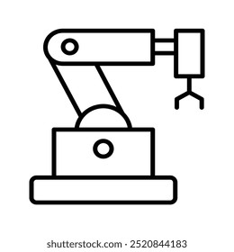 Icono de línea industrial, Vector de icono de transportador